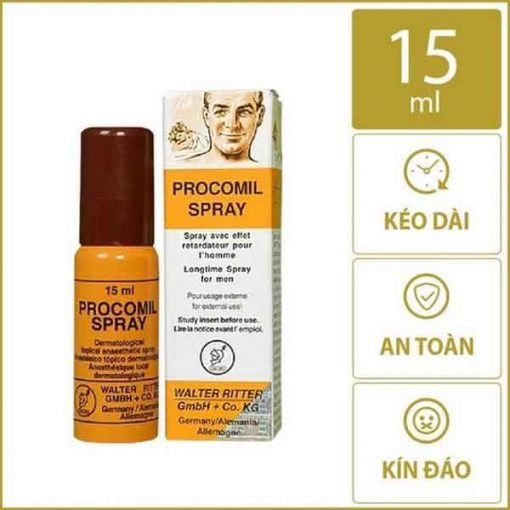 Chai Xịt Procomil , Chống Xuất tinh Sớm Của Đức 15ml